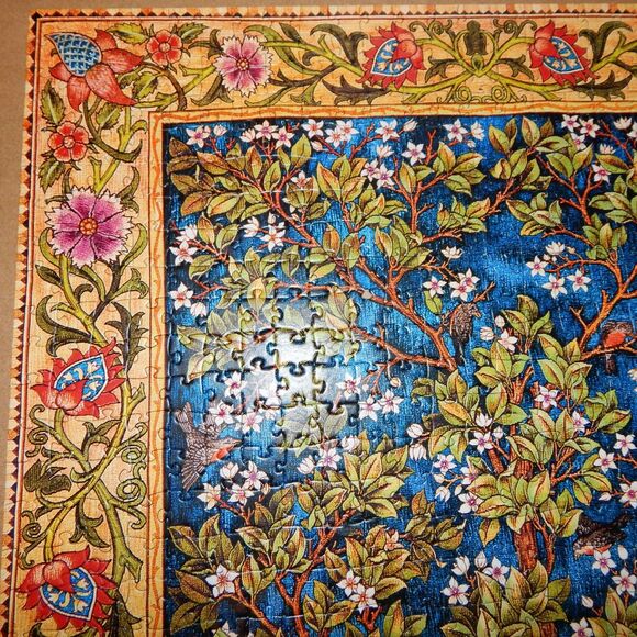 Eurographics Tree of Life by William Morris 1000 Piece Jigsaw Puzzle Complete - Picture 6 of 11